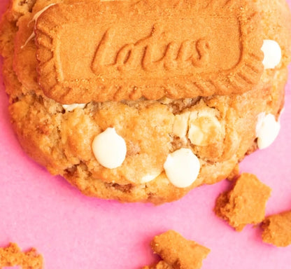 Lotus Biscoff Stuffed Cookie
