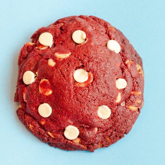 Red Velvet Cookies filled with Philadelphia Cream Cheese